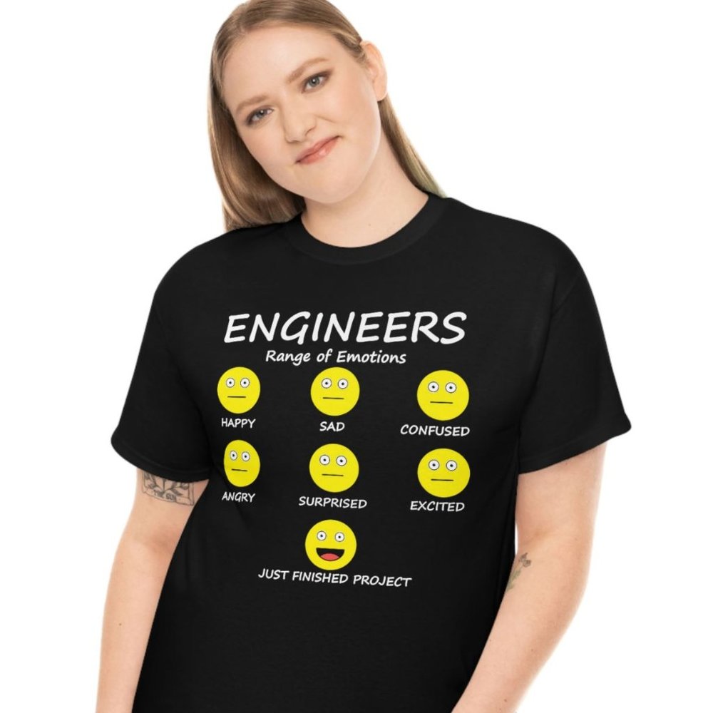 Engineer Gift, Engineer Emotions Shirt, Engineer Tshirt, Gifts For Engineers